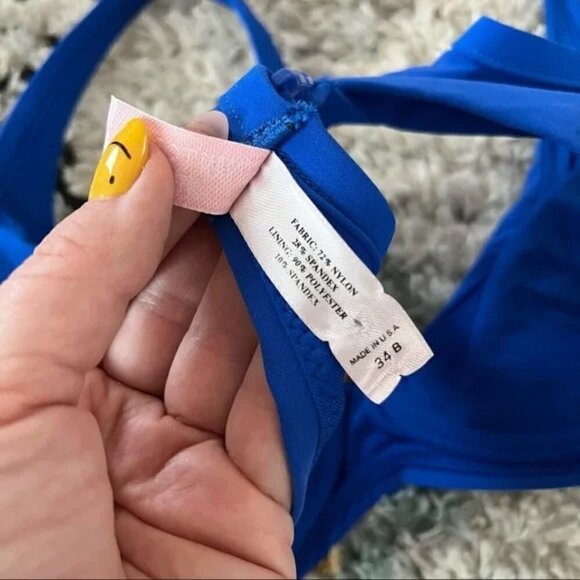 2pc Bundle Set Victoria's Secret Vintage Y2K Underwire Bikini Tops 34B - Picture 9 of 10